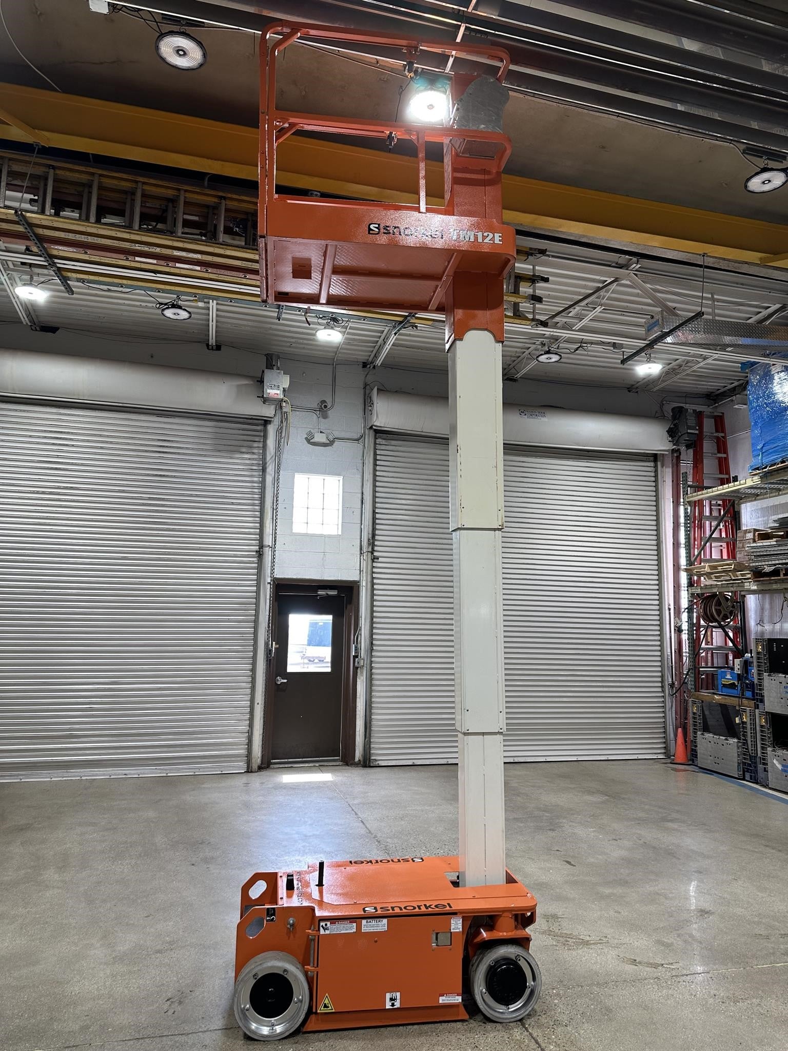2019 Snorkel TM12E Vertical Mast Lift