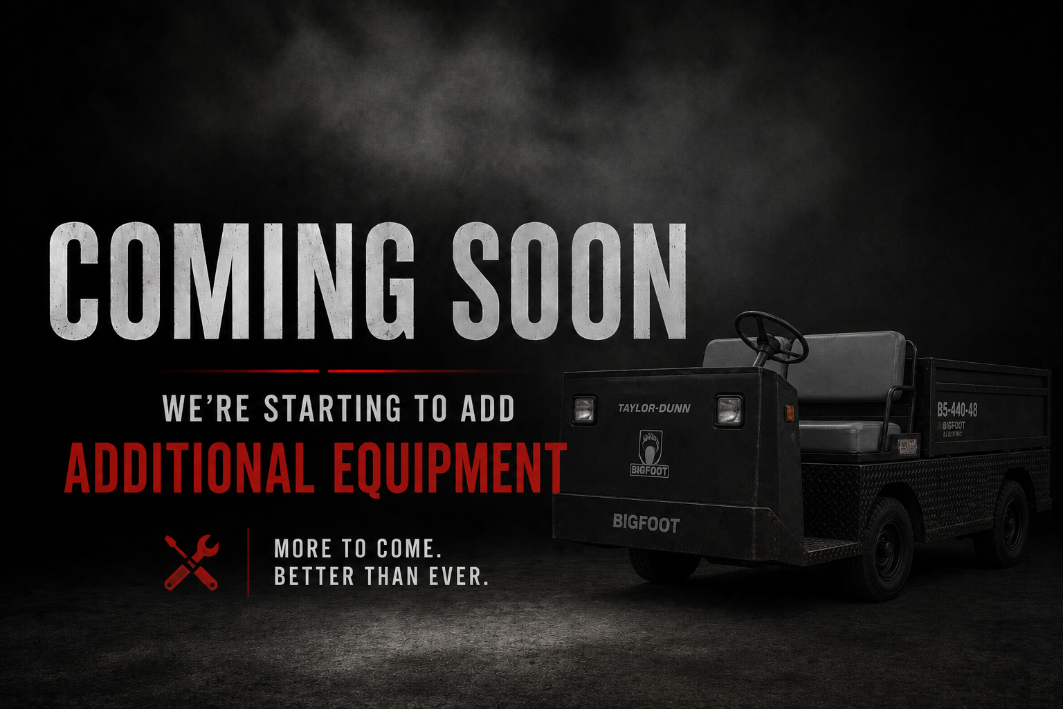 2019 Taylor-Dunn B5-440-48 Bigfoot Electric Utility Cart