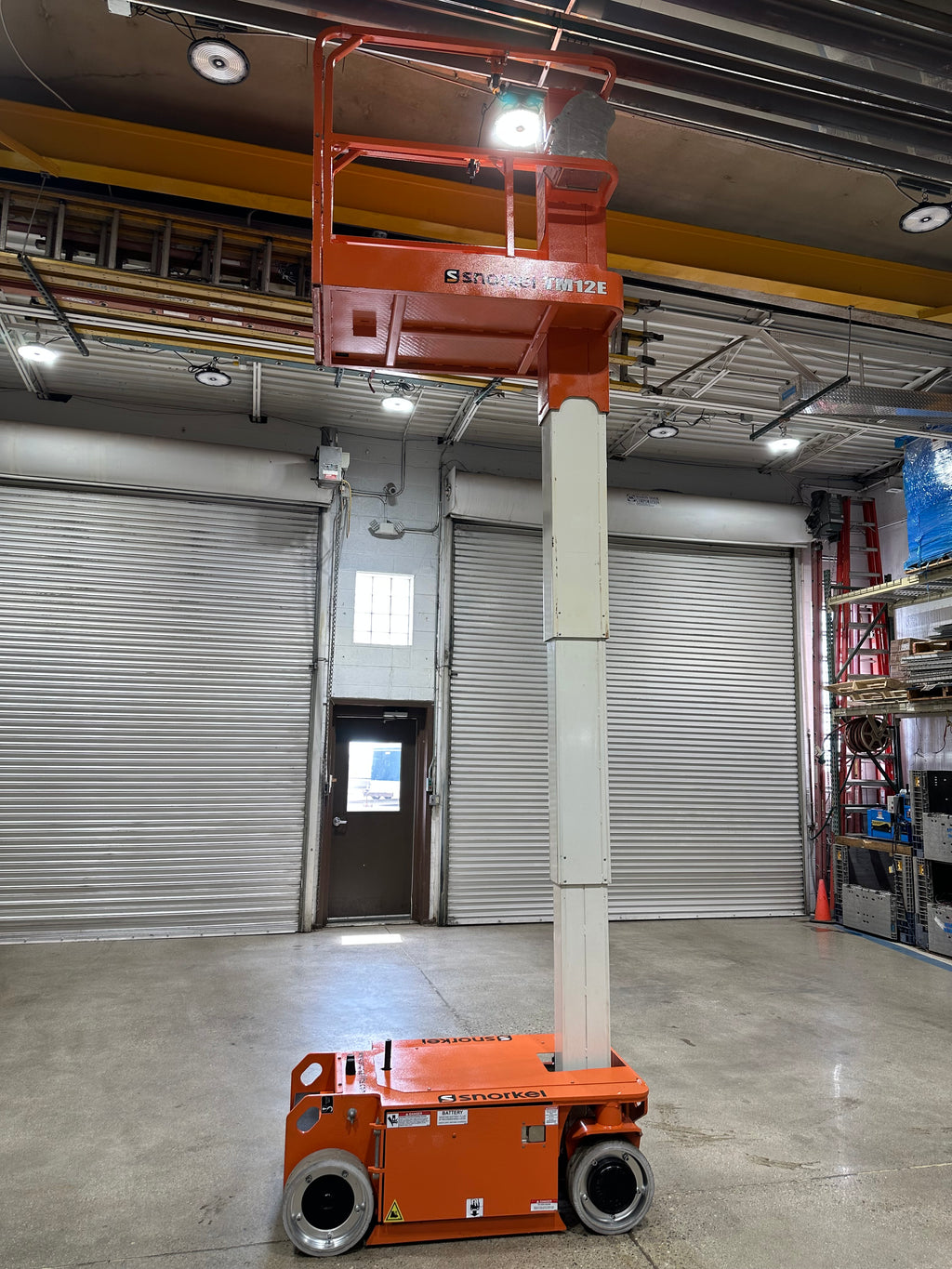 2019 Snorkel TM12E Vertical Mast Lift