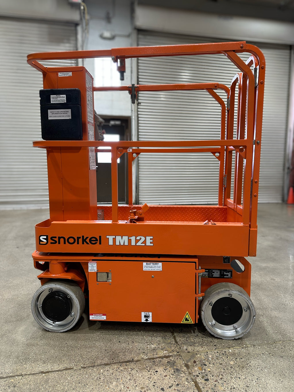 2019 Snorkel TM12E Vertical Mast Lift