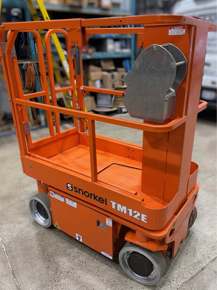 2018 Snorkel TM12E Vertical Mast Lift